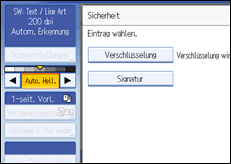 Abbildung Bedienfeld-Display