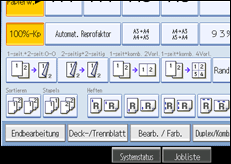 Abbildung Bedienfeld-Display