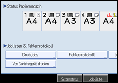 Abbildung Bedienfeld-Display