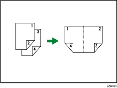 Ilustración de Combinar en dos caras