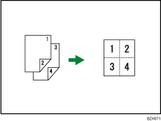 Ilustración de Combinar en una cara