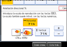 Ilustración de la pantalla panel de mandos