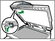 Ilustración del alimentador automático de documentos