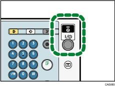 Ilustración del interruptor de funcionamiento