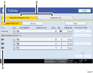 K&auml;ytt&ouml;paneelin numeroitu n&auml;ytt&ouml;