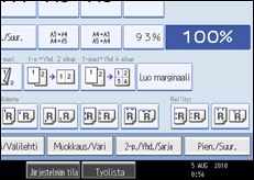K&auml;ytt&ouml;paneelin n&auml;yt&ouml;n kuvaus