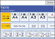 K&auml;ytt&ouml;paneelin n&auml;yt&ouml;n kuvaus