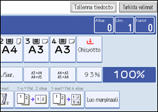 K&auml;ytt&ouml;paneelin n&auml;yt&ouml;n kuvaus