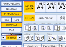 K&auml;ytt&ouml;paneelin n&auml;yt&ouml;n kuvaus