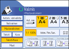 K&auml;ytt&ouml;paneelin n&auml;yt&ouml;n kuvaus