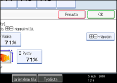 K&auml;ytt&ouml;paneelin n&auml;yt&ouml;n kuvaus
