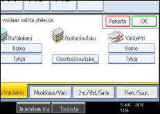 K&auml;ytt&ouml;paneelin n&auml;yt&ouml;n kuvaus