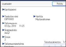 K&auml;ytt&ouml;paneelin n&auml;yt&ouml;n kuvaus