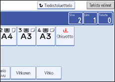 K&auml;ytt&ouml;paneelin n&auml;yt&ouml;n kuvaus