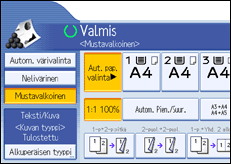 K&auml;ytt&ouml;paneelin n&auml;yt&ouml;n kuvaus