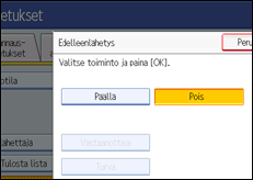 K&auml;ytt&ouml;paneelin n&auml;yt&ouml;n kuvaus