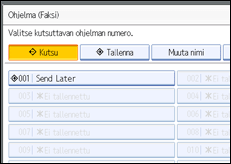 Käyttöpaneelin näytön kuvaus