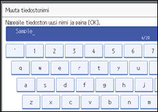 K&auml;ytt&ouml;paneelin n&auml;yt&ouml;n kuvaus