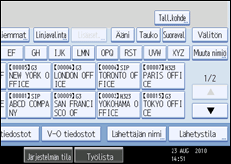 K&auml;ytt&ouml;paneelin n&auml;yt&ouml;n kuvaus