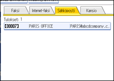 Käyttöpaneelin näytön kuvaus