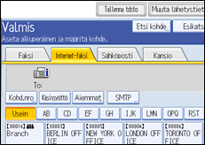 K&auml;ytt&ouml;paneelin n&auml;yt&ouml;n kuvaus