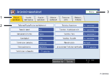 kuva k&auml;ytt&ouml;paneelin n&auml;yt&ouml;st&auml; (numeroitu)