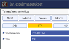 K&auml;ytt&ouml;paneelin n&auml;yt&ouml;n kuvaus