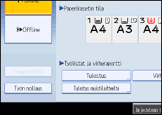K&auml;ytt&ouml;paneelin n&auml;yt&ouml;n kuvaus