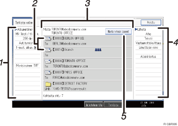 K&auml;ytt&ouml;paneelin numeroitu n&auml;ytt&ouml;