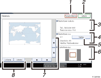 K&auml;ytt&ouml;paneelin numeroitu n&auml;ytt&ouml;