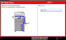 K&auml;ytt&ouml;paneelin n&auml;yt&ouml;n kuvaus