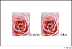 Illustrazione della regolazione della qualità immagine