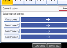 Illustrazione schermata pannello di controllo