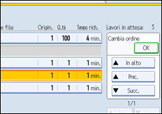 Illustrazione schermata pannello di controllo