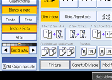 Illustrazione schermata pannello di controllo