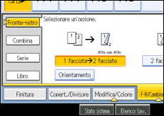 Illustrazione schermata pannello di controllo