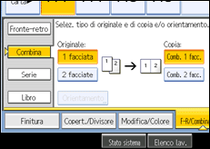 Illustrazione schermata pannello di controllo