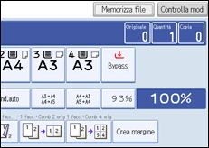Illustrazione schermata pannello di controllo