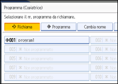 Illustrazione schermata pannello di controllo