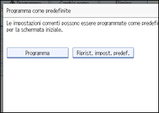 Illustrazione schermata pannello di controllo