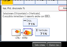 Illustrazione schermata pannello di controllo