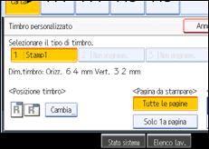 Illustrazione schermata pannello di controllo