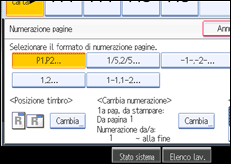 Illustrazione schermata pannello di controllo
