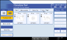 Illustrazione schermata pannello di controllo