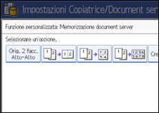 Illustrazione schermata pannello di controllo