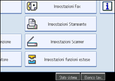 Illustrazione schermata pannello di controllo