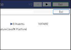 Illustrazione schermata pannello di controllo