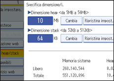 Illustrazione schermata pannello di controllo