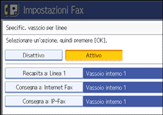 Illustrazione schermata pannello di controllo