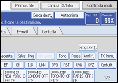 Illustrazione schermata pannello di controllo